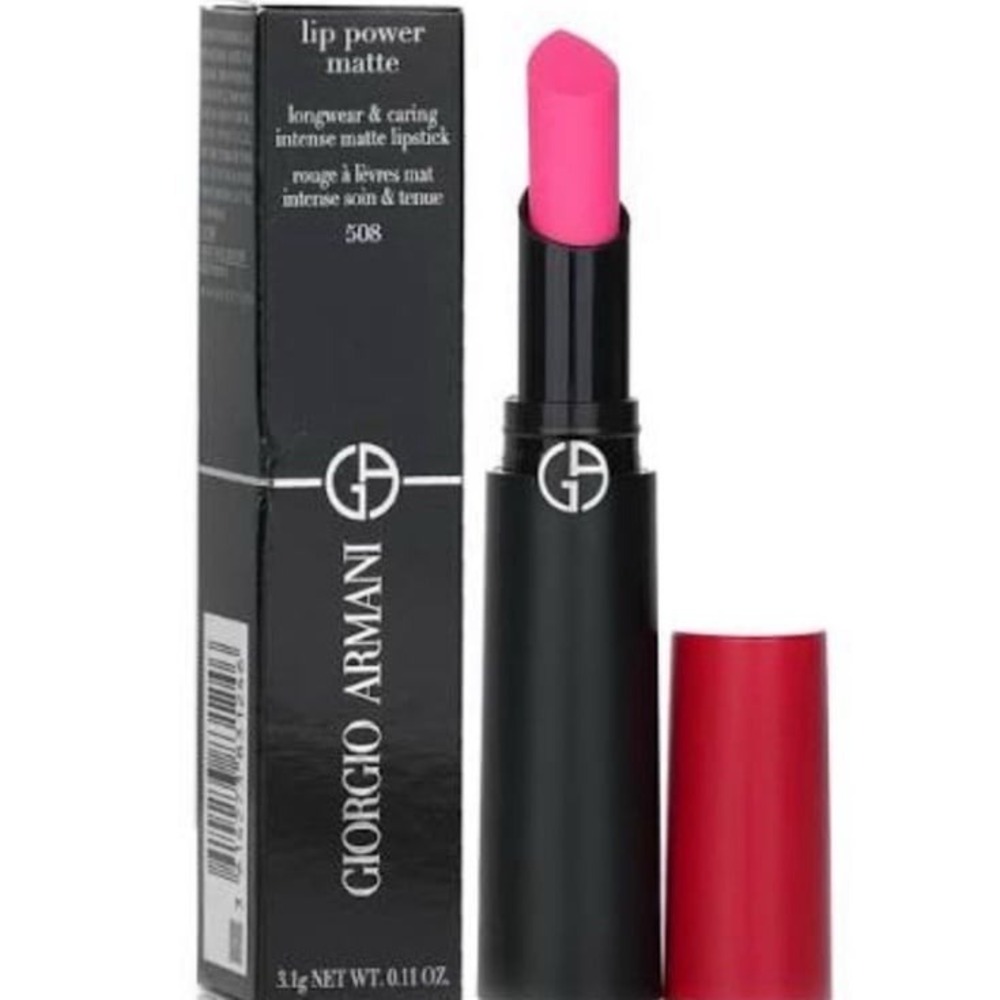 New Giorgio Armani Lip Power Matte Lipstick 508 Eccentric Full Size Retired